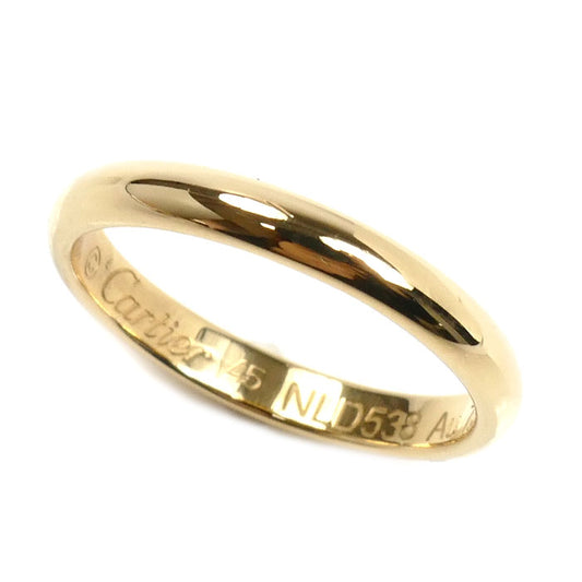 CARTIER カルティエ K18YG イエローゴールド バレリーナ ウェディング リング・指輪 B4002345 5号 45 1.9g レディース【中古】【美品】