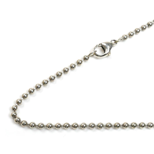 TIFFANY&Co. ティファニー シルバー925 ボールチェーン ネックレス 8.7g 45cm レディース【中古】