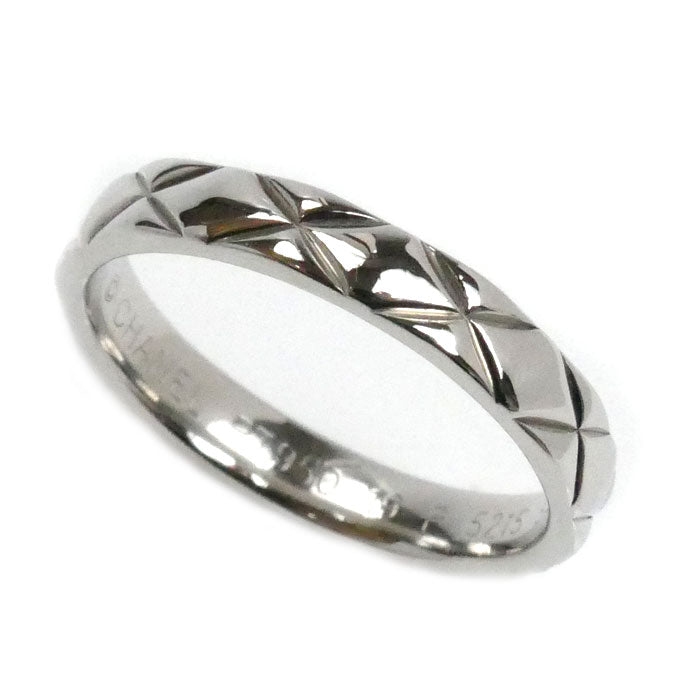 CHANEL シャネル Pt950プラチナ マトラッセ リング・指輪 13.5号 54 5.2g レディース【中古】【美品】