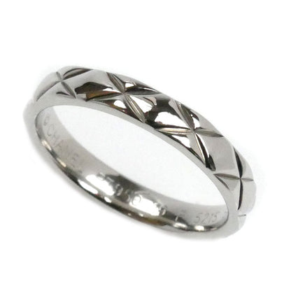 CHANEL シャネル Pt950プラチナ マトラッセ リング・指輪 13.5号 54 5.2g レディース【中古】【美品】