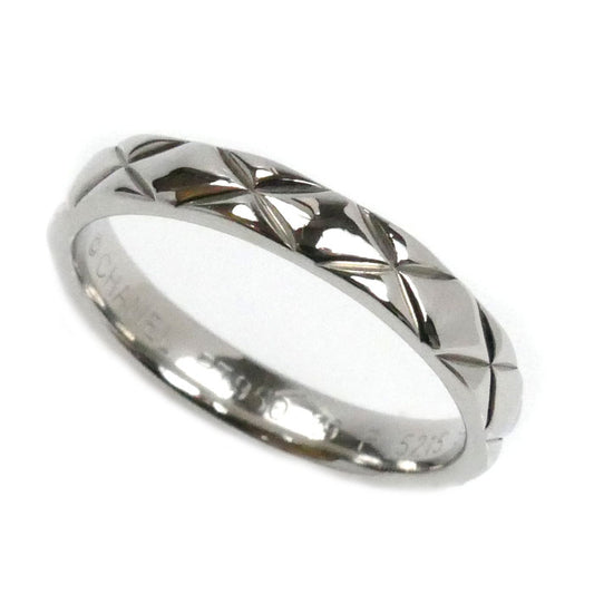 CHANEL シャネル Pt950プラチナ マトラッセ リング・指輪 13.5号 54 5.2g レディース【中古】【美品】