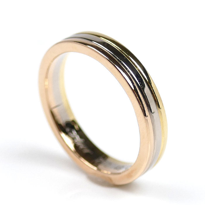 CARTIER カルティエ K18YG イエローゴールド K18PG ピンクゴールド K18WG ヴァンドーム ルイ リング・指輪 B4052249 9号 49 4.4g レディース【中古】【美品】