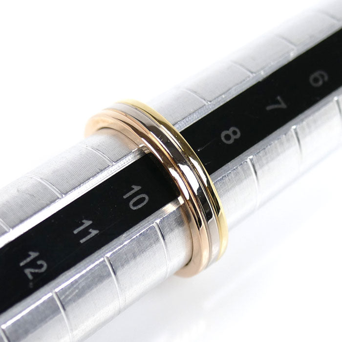 CARTIER カルティエ K18YG イエローゴールド K18PG ピンクゴールド K18WG ヴァンドーム ルイ リング・指輪 B4052249 9号 49 4.4g レディース【中古】【美品】