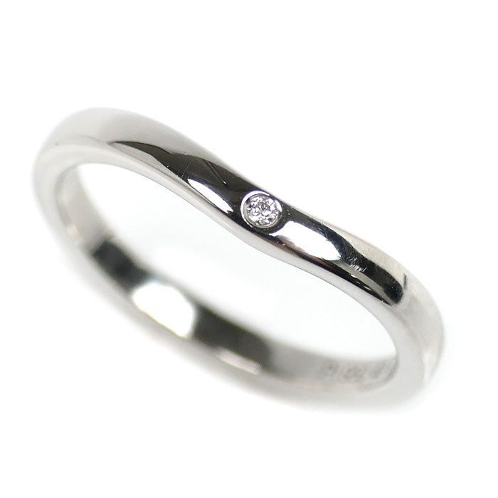 CARTIER カルティエ Pt950プラチナ バレリーナ カーブ ウェディング リング・指輪 B4092949 ダイヤモンド 9号 49 3.2g レディース【中古】【美品】