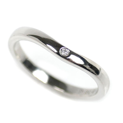 CARTIER カルティエ Pt950プラチナ バレリーナ カーブ ウェディング リング・指輪 B4092949 ダイヤモンド 9号 49 3.2g レディース【中古】【美品】