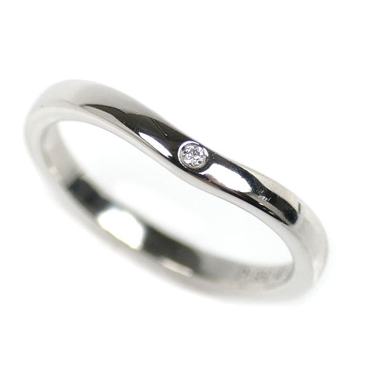CARTIER カルティエ Pt950プラチナ バレリーナ カーブ ウェディング リング・指輪 B4092949 ダイヤモンド 9号 49 3.2g レディース【中古】【美品】