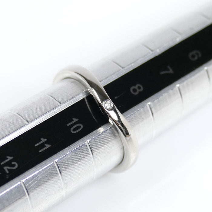 CARTIER カルティエ Pt950プラチナ バレリーナ カーブ ウェディング リング・指輪 B4092949 ダイヤモンド 9号 49 3.2g レディース【中古】【美品】