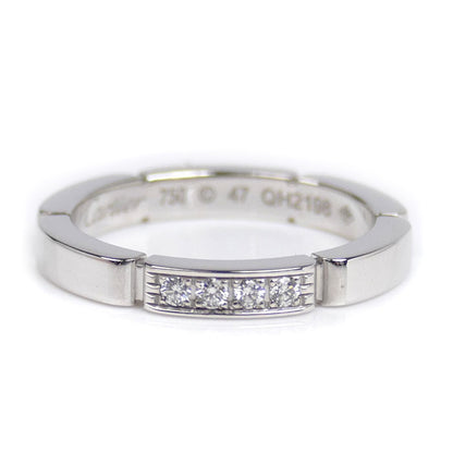 CARTIER カルティエ K18WG ホワイトゴールド マイヨン パンテール ウェディング リング・指輪 B4080447 ダイヤモンド 7号 47 3.9g レディース【中古】【美品】