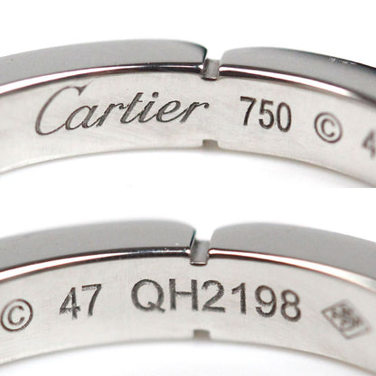 CARTIER カルティエ K18WG ホワイトゴールド マイヨン パンテール ウェディング リング・指輪 B4080447 ダイヤモンド 7号 47 3.9g レディース【中古】【美品】