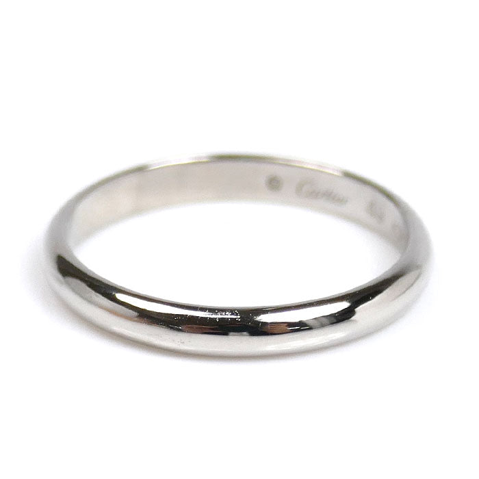 CARTIER カルティエ Pt950プラチナ クラシック ウェディング リング・指輪 B4012549 9号 49 2.5g レディース【中古】