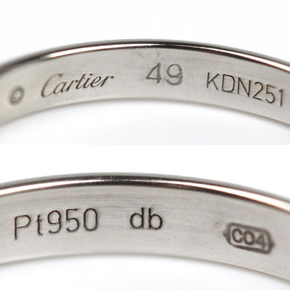 CARTIER カルティエ Pt950プラチナ クラシック ウェディング リング・指輪 B4012549 9号 49 2.5g レディース【中古】