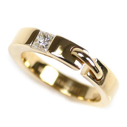 Chaumet ショーメ K18YG イエローゴールド リアン 1Pダイヤ リング・指輪 ダイヤモンド 12.5号 53 7.8g レディース【中古】【美品】