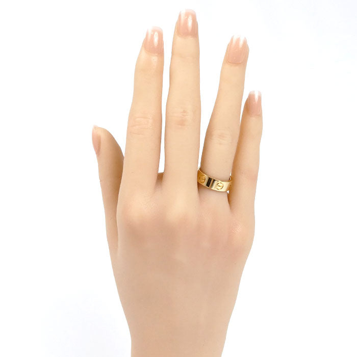 CARTIER カルティエ K18YG イエローゴールド ラブリング リング・指輪 B4084649 8.5号 49 6.5g レディース【中古】