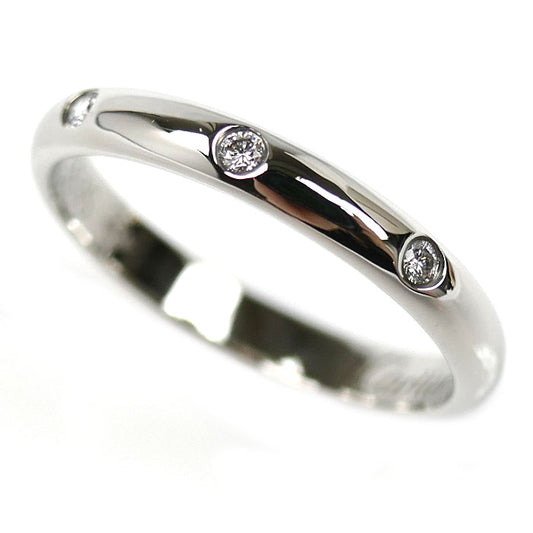CARTIER カルティエ Pt950プラチナ 1895 ウェディング 3Pダイヤ リング・指輪 B4058348 ダイヤモンド 8号 48 2.7g レディース【中古】【美品】