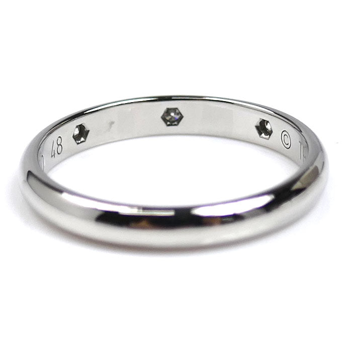 カルティエ　結婚指輪　プラチナ CARTIER カルティエ ウェディング 3P ダイヤモンド #47 リング