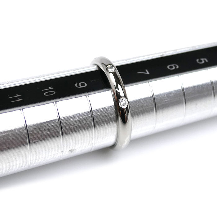 CARTIER カルティエ Pt950プラチナ 1895 ウェディング 3Pダイヤ リング