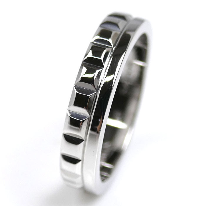 Boucheron ブシュロン K18WG ホワイトゴールド キャトル ラディアント リング ハーフ リング・指輪 JAL00250 8号 48 4.1g レディース【中古】【美品】