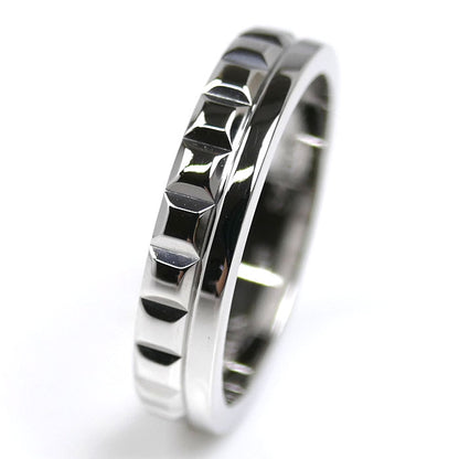 Boucheron ブシュロン K18WG ホワイトゴールド キャトル ラディアント リング ハーフ リング・指輪 JAL00250 8号 48 4.1g レディース【中古】【美品】