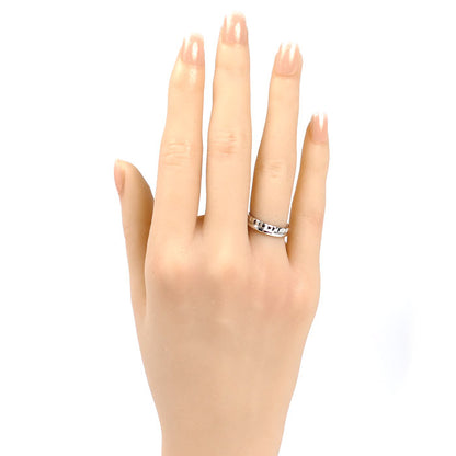 Boucheron ブシュロン K18WG ホワイトゴールド キャトル ラディアント リング ハーフ リング・指輪 JAL00250 8号 48 4.1g レディース【中古】【美品】