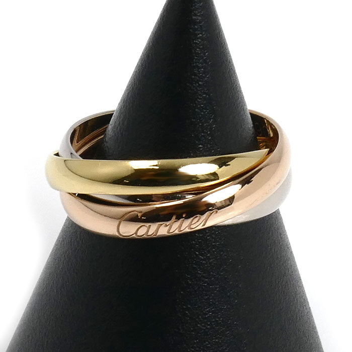 CARTIER カルティエ K18YG/PG/WG トリニティ リング・指輪 B4086147 7.5号 47 3.9g レディース【中古】【美品】