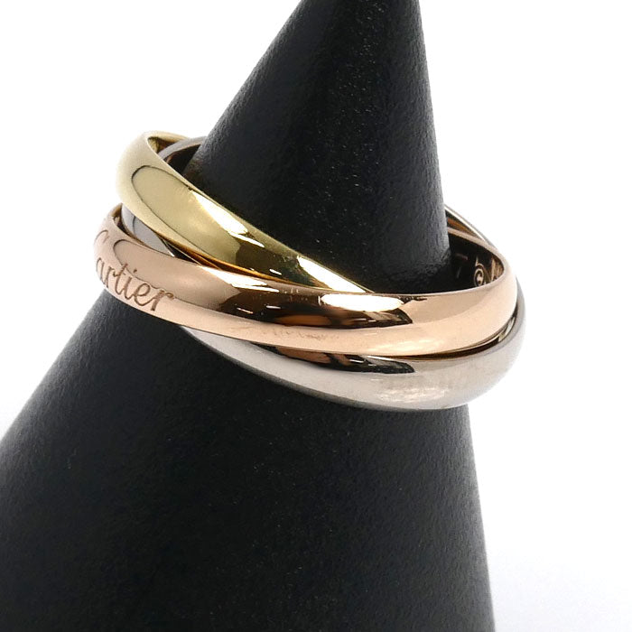 CARTIER カルティエ K18YG/PG/WG トリニティ リング・指輪 B4086147 7.5号 47 3.9g レディース【中古】【美品】