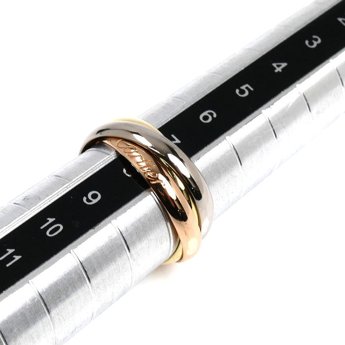 CARTIER カルティエ K18YG/PG/WG トリニティ リング・指輪 B4086147 7.5号 47 3.9g レディース【中古】【美品】