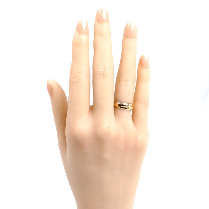 CARTIER カルティエ K18YG/PG/WG トリニティ リング・指輪 B4086147 7.5号 47 3.9g レディース【中古】【美品】