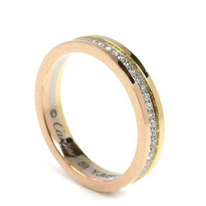 CARTIER カルティエ K18YG/WG/PG ヴァンドーム ダイヤ リング・指輪 B4052951 ダイヤモンド 11号 51 4.0g レディース【中古】【美品】