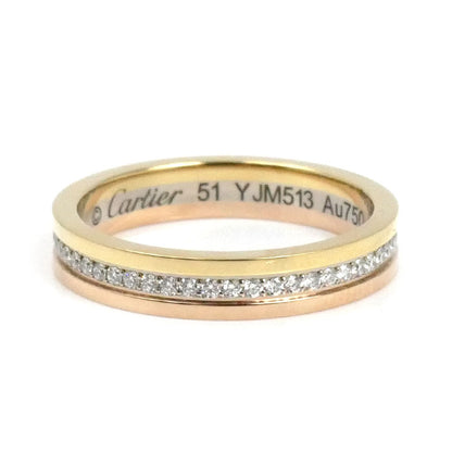 CARTIER カルティエ K18YG/WG/PG ヴァンドーム ダイヤ リング・指輪 B4052951 ダイヤモンド 11号 51 4.0g レディース【中古】【美品】