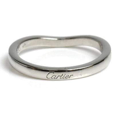CARTIER カルティエ Pt950プラチナ バレリーナ ウェディング リング・指輪 B4093047 ダイヤモンド 7号 47 2.7g レディース【中古】