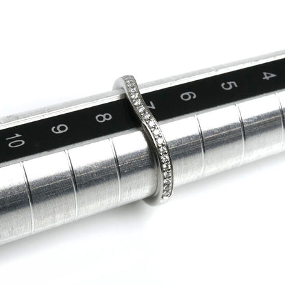 CARTIER カルティエ Pt950プラチナ バレリーナ ウェディング リング・指輪 B4093047 ダイヤモンド 7号 47 2.7g レディース【中古】