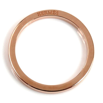 HERMES エルメス K18PG ピンクゴールド ウェディング フィル カレ PM リング・指輪 10号 50 2.3g レディース【中古】【美品】