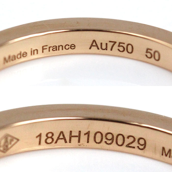 HERMES エルメス K18PG ピンクゴールド ウェディング フィル カレ PM リング・指輪 10号 50 2.3g レディース【中古】【美品】