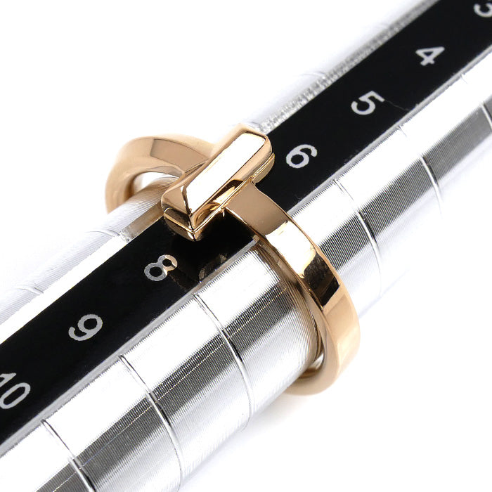 TIFFANY&Co. ティファニー K18PG ピンクゴールド Tワン リング・指輪 67797337 9号 3.9g レディース【中古】【美品】