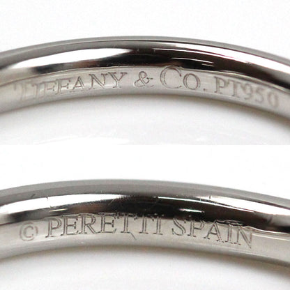 TIFFANY&Co. ティファニー Pt950プラチナ カーブドバンド ９Pダイヤ リング・指輪 60016938 ダイヤモンド 8号 3.0g レディース【中古】