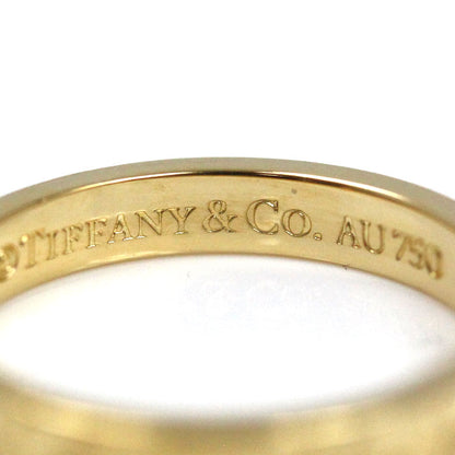 TIFFANY&Co. ティファニー K18YG イエローゴールド ノーツ ナロー ニューヨーク リング・指輪 7.5号 2.8g レディース【中古】【美品】