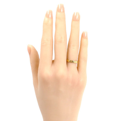 TIFFANY&Co. ティファニー K18YG イエローゴールド ノーツ ナロー ニューヨーク リング・指輪 7.5号 2.8g レディース【中古】【美品】