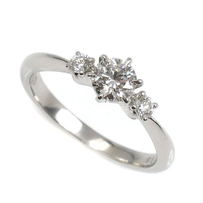 MIKIMOTO ミキモト Pt950プラチナ ダイヤ リング・指輪 DGR-01052 ダイヤモンド0.31ct/0.08ct 6号 3.0g レディース【中古】【美品】