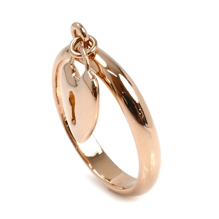 TIFFANY&Co. ティファニー K18PG ピンクゴールド ハートロック リング・指輪 11号 4.5g レディース【中古】【美品】
