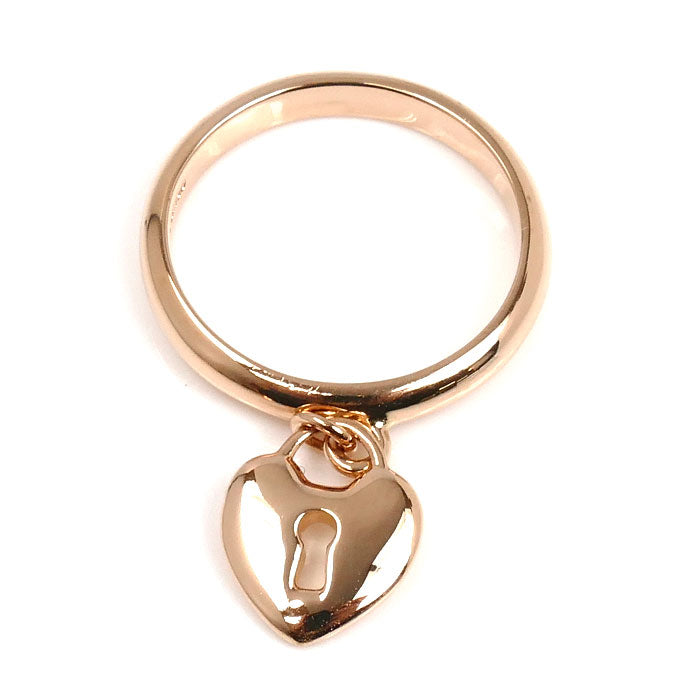 TIFFANY&Co. ティファニー K18PG ピンクゴールド ハートロック リング・指輪 11号 4.5g レディース【中古】【美品】