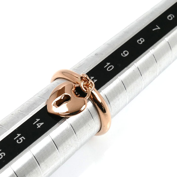 TIFFANY&Co. ティファニー K18PG ピンクゴールド ハートロック リング・指輪 11号 4.5g レディース【中古】【美品】