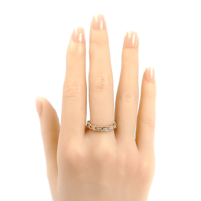 BVLGARI ブルガリ K18PG ピンクゴールド セルペンティ ヴァイパー フルパヴェ リング・指輪 349710 ダイヤモンド 10.5号 51 4.2g レディース【中古】【美品】