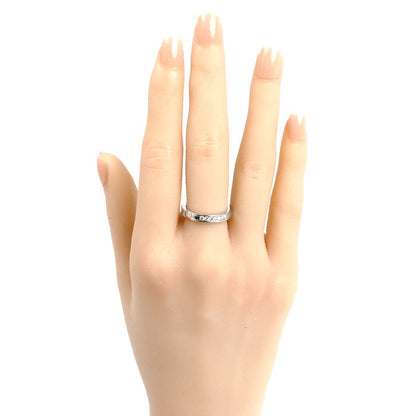 HARRY WINSTON ハリーウィンストン Pt950プラチナ トラフィック アクセントバンド リング・指輪 WBDPACRFTRF ダイヤモンド 11号 6.6g レディース【中古】【美品】