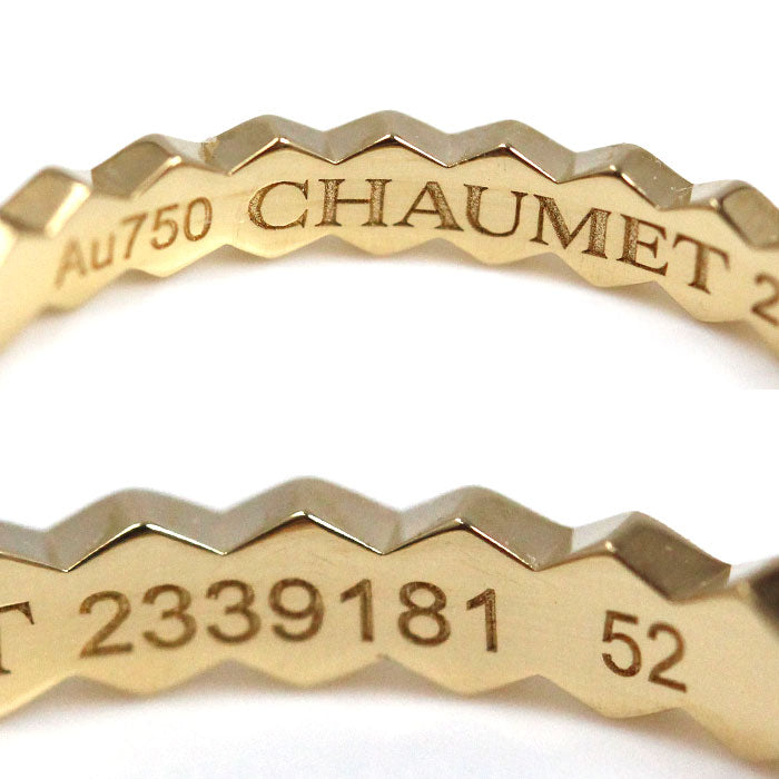 Chaumet ショーメ K18YG イエローゴールド ビーマイラブ ダイヤ リング・指輪 081932 ダイヤモンド 11.5号 52 1.7g レディース【中古】【美品】