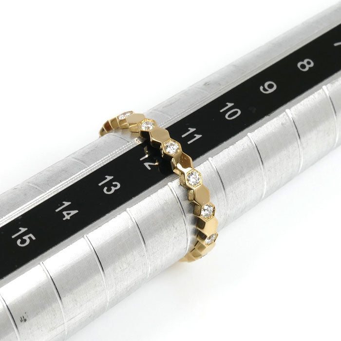 Chaumet ショーメ K18YG イエローゴールド ビーマイラブ ダイヤ リング・指輪 081932 ダイヤモンド 11.5号 52 1.7g レディース【中古】【美品】
