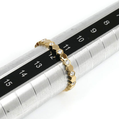 Chaumet ショーメ K18YG イエローゴールド ビーマイラブ ダイヤ リング・指輪 081932 ダイヤモンド 11.5号 52 1.7g レディース【中古】【美品】