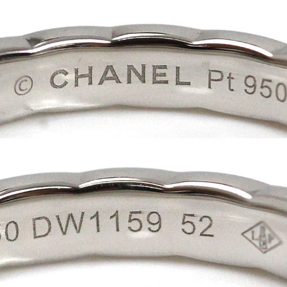 CHANEL シャネル Pt950プラチナ ココクラッシュ スモール リング・指輪 J11117 11.5号 52 4.4g レディース【中古】【美品】