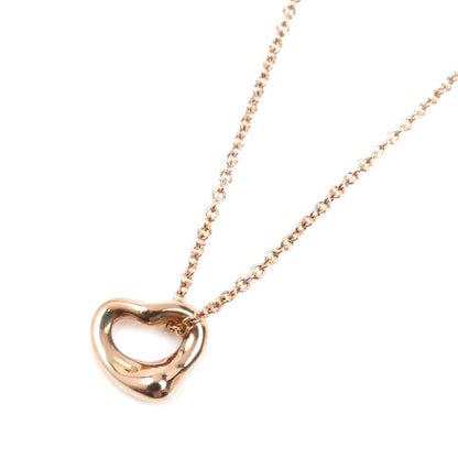 TIFFANY&Co. ティファニー K18PG ピンクゴールド オープンハート ネックレス 60957428 1.6g 40cm レディース【中古】