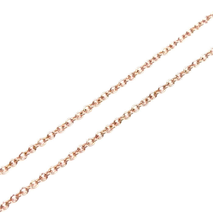 TIFFANY&Co. ティファニー K18PG ピンクゴールド オープンハート ネックレス 60957428 1.6g 40cm レディース【中古】