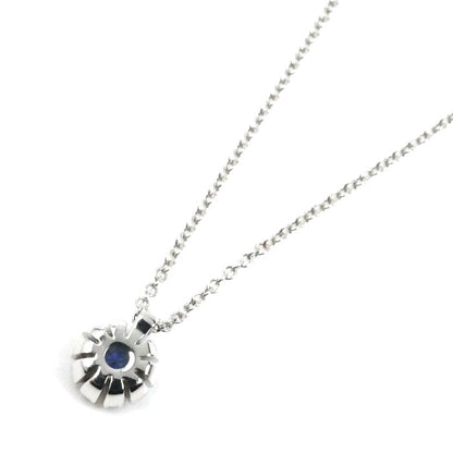 Damiani ダミアーニ K18WG ホワイトゴールド マルゲリータ ネックレス 20087085 ダイヤモンド サファイア 2.9g 42/50cm レディース【中古】【美品】